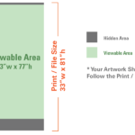 graphic dimensions for banner stand