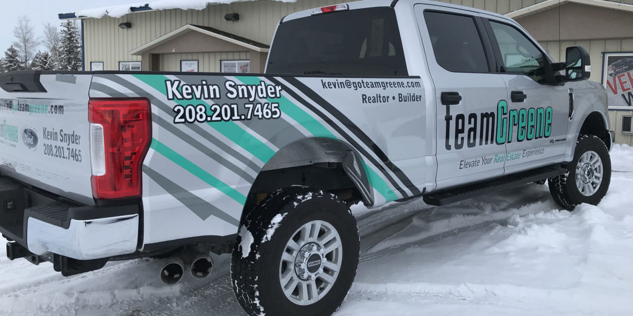 Team Greene vehicle graphics