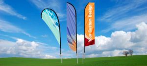 custom printed feather flags