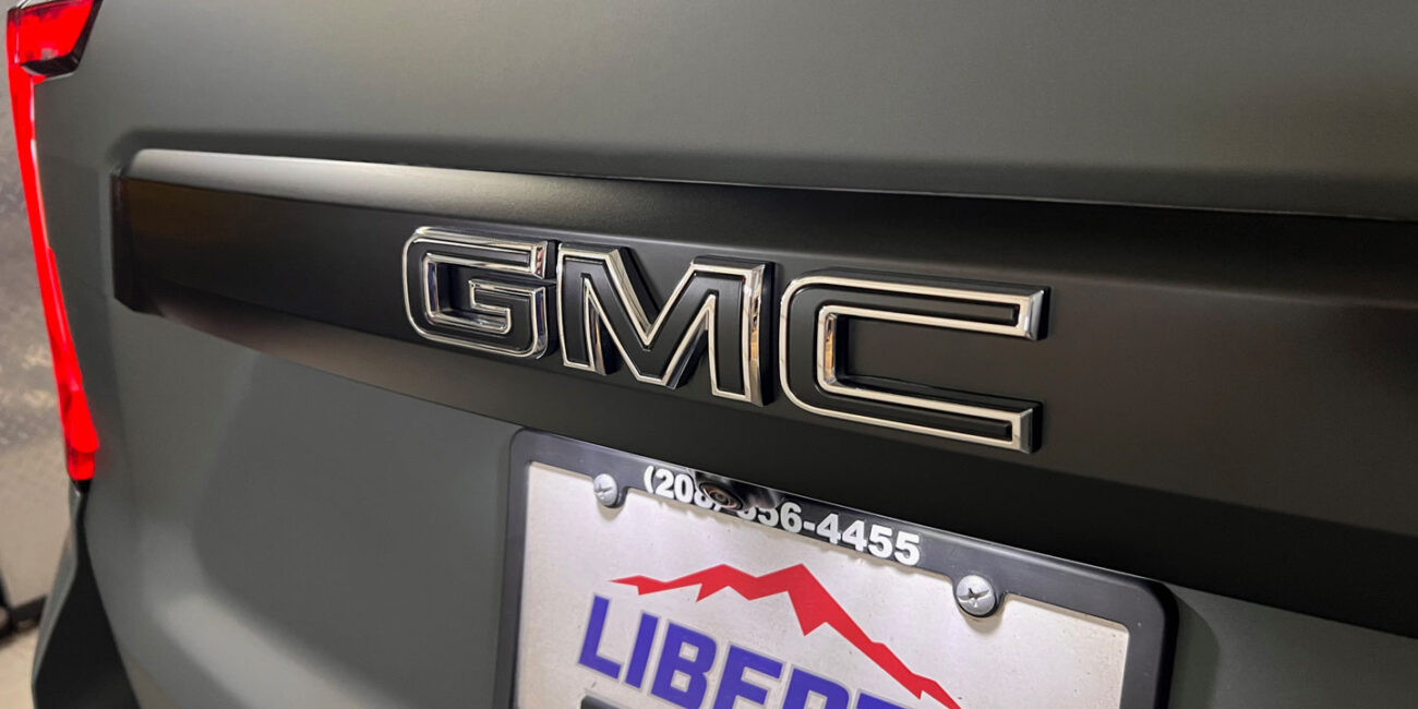 GMC badge wrap