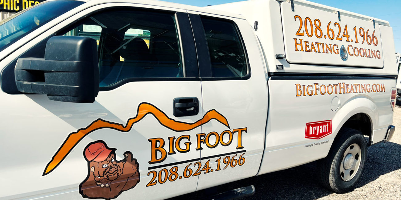 BigFoot Heating & Cooling - Fleet Graphics 2