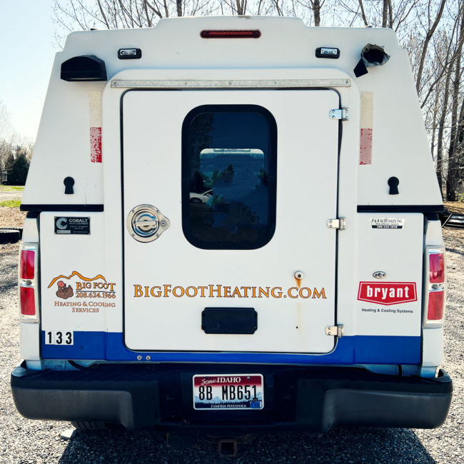 BigFoot Heating & Cooling - Fleet Graphics 3