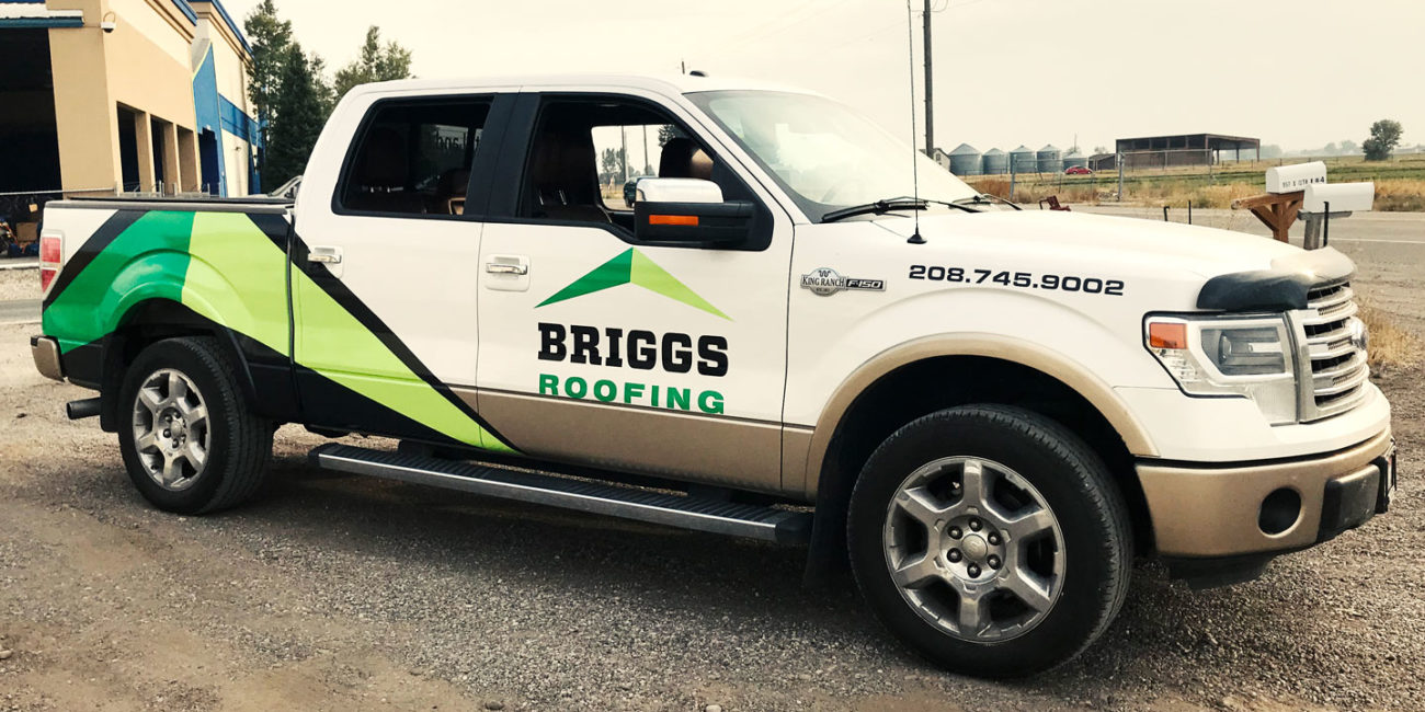 Briggs Roofing - Fleet Graphics 1