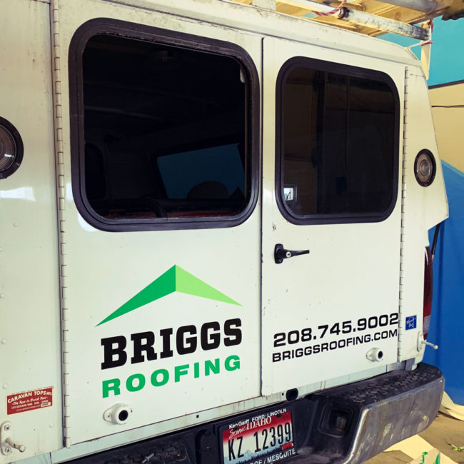 Briggs Roofing - Fleet Graphics 7