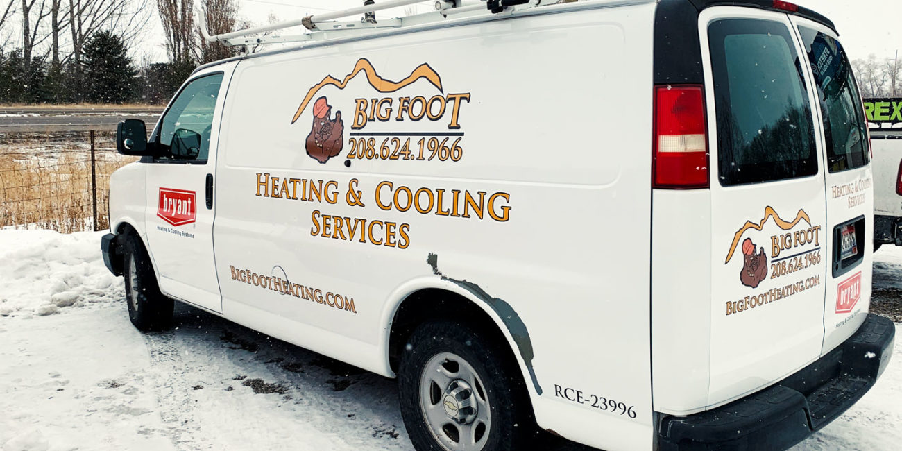 BigFoot Heating & Cooling - Fleet Graphics 5