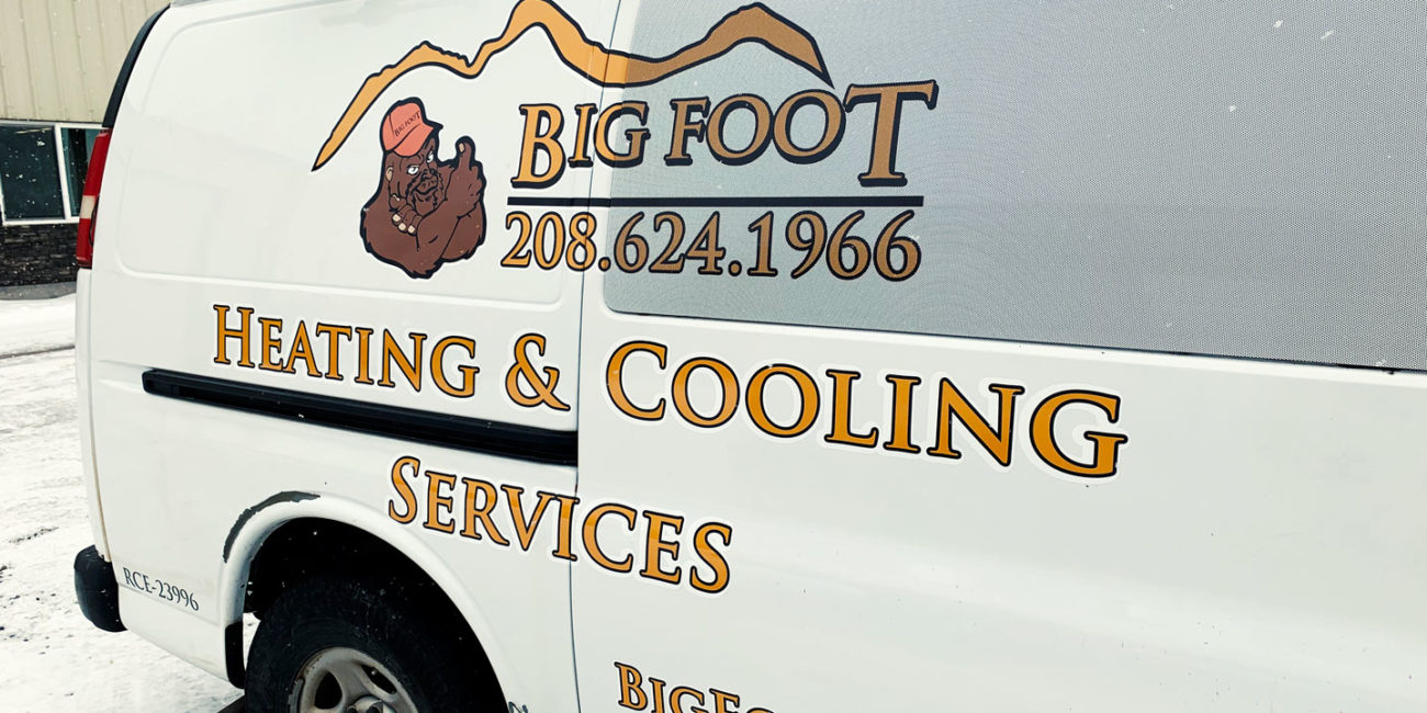 BigFoot Heating & Cooling - Fleet Graphics 6