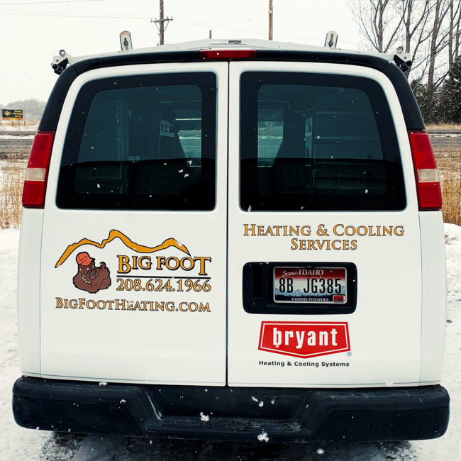 BigFoot Heating & Cooling - Fleet Graphics 7