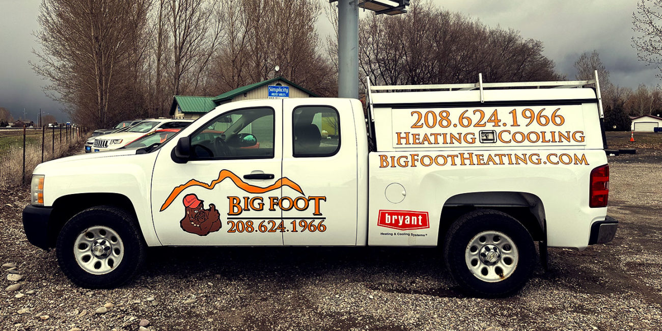 BigFoot Heating & Cooling - Fleet Graphics 8