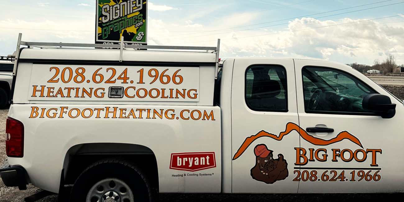 BigFoot Heating & Cooling - Fleet Graphics 10