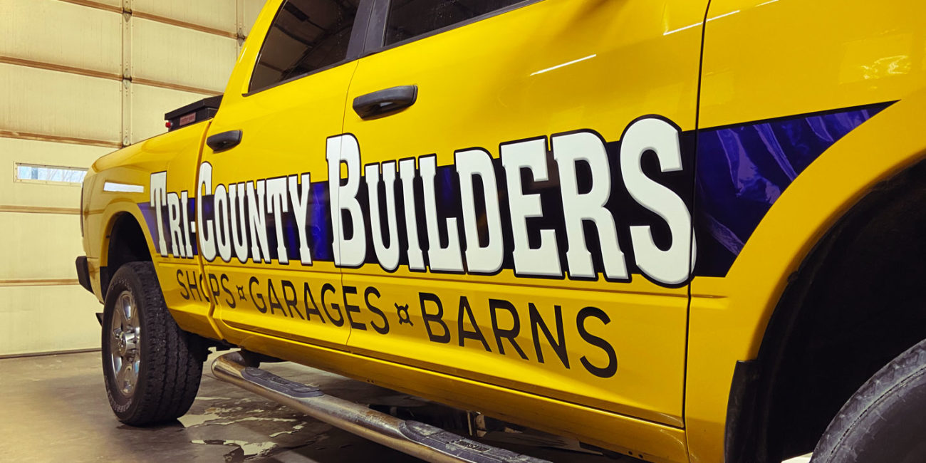 Tri-County Builders - vehicle decals 1