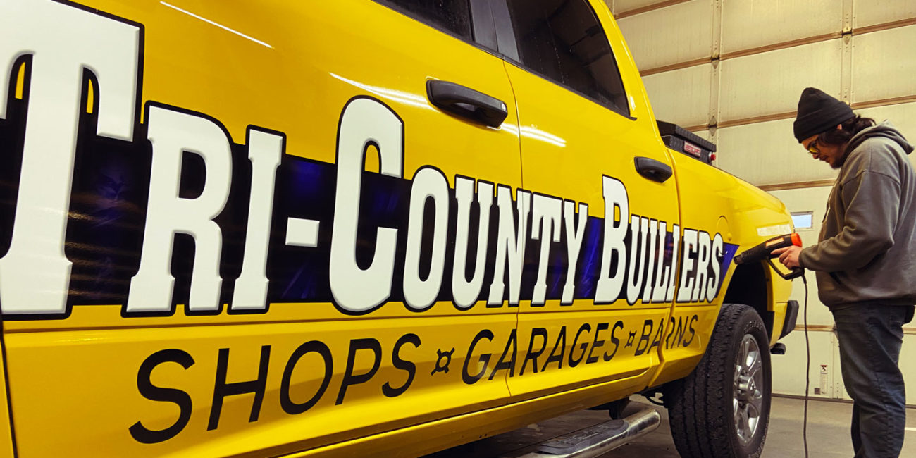 Tri-County Builders - vehicle decals 2