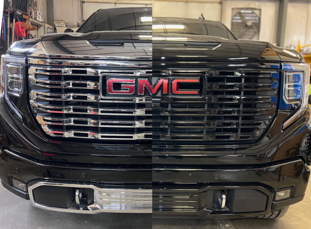 Chrome delete and Badge Wraps