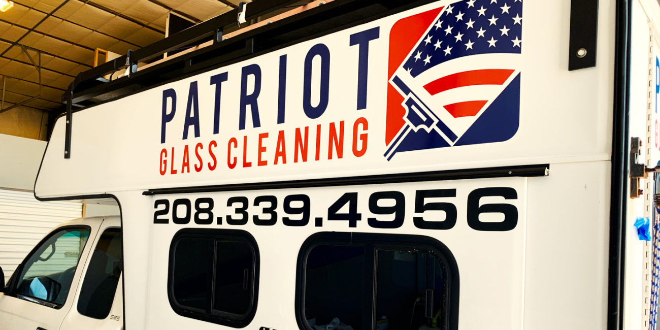 Patriot Glass Cleaning - vehicle decals 1