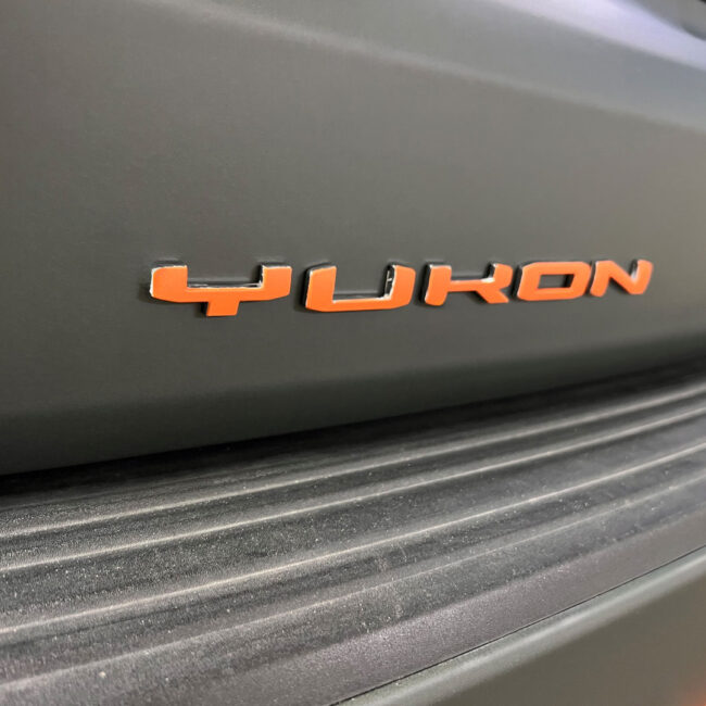 yukon badge chrome delete