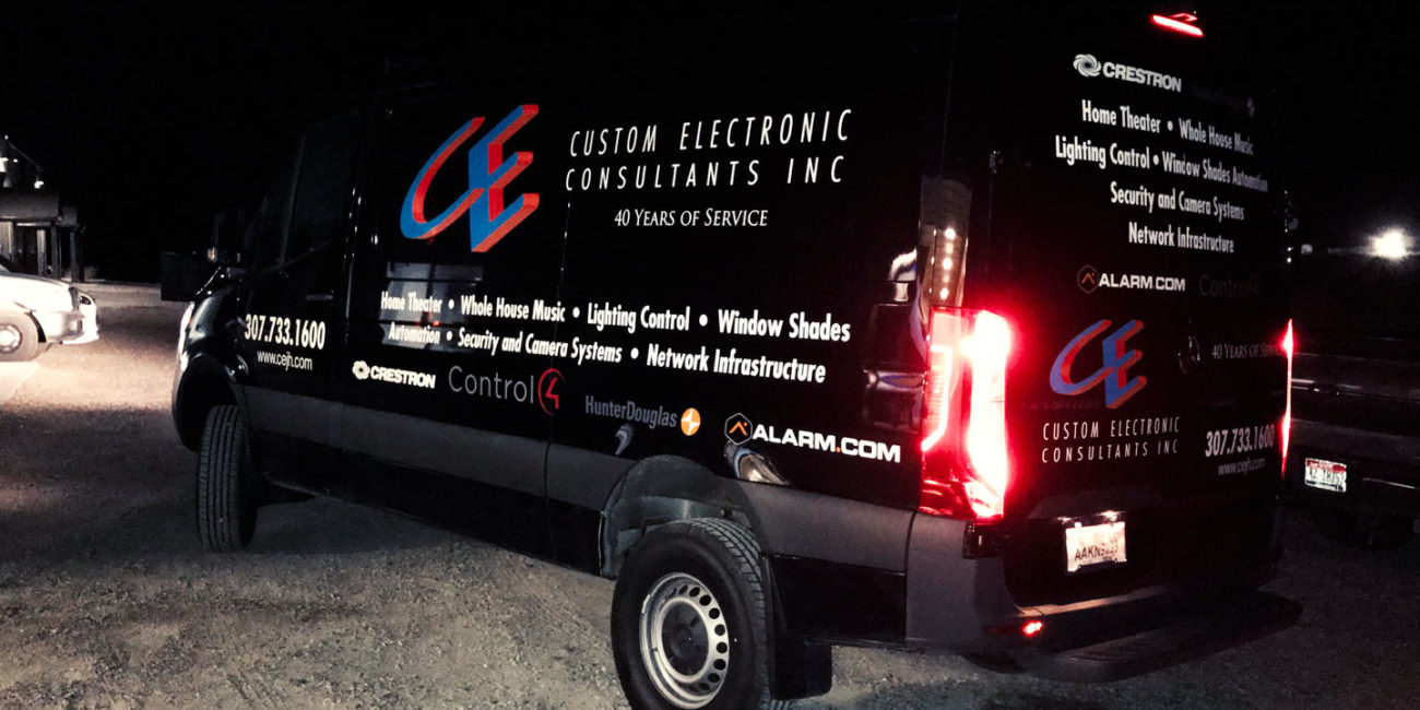 CE-elect-van-wrap