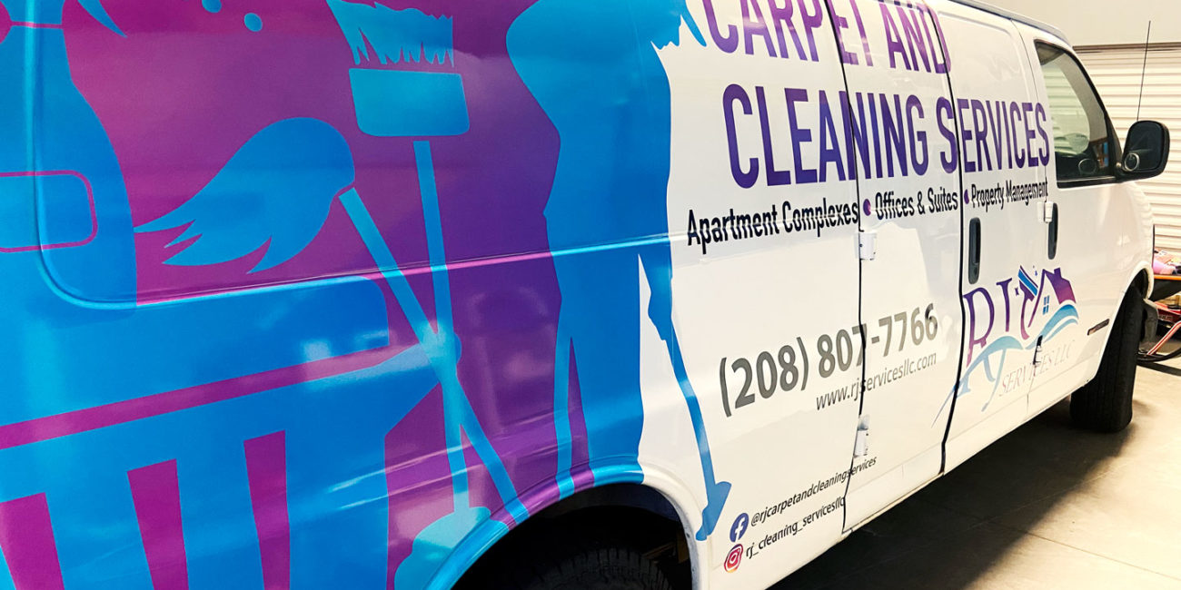 RJ-Cleaning1 van wrap