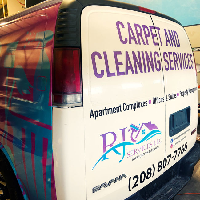 RJ-Cleaning2 van wrap