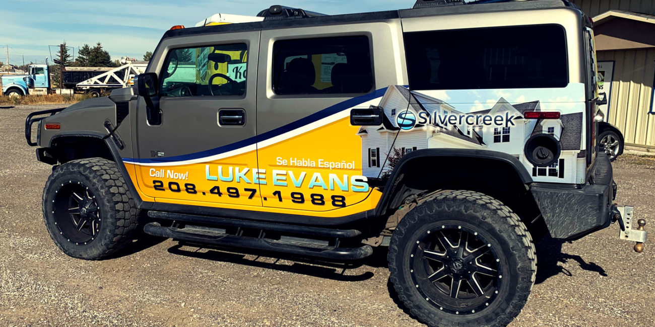 Silvercreek Realty - suv partial wrap 3