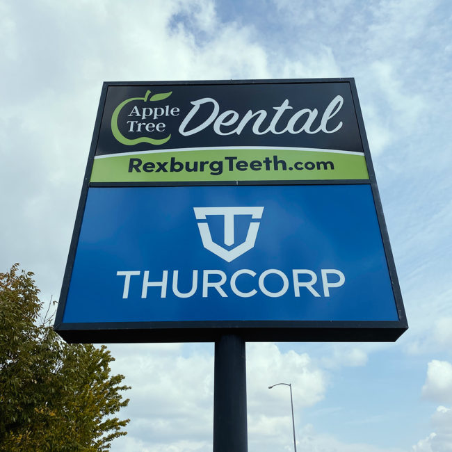 AppleTree Dental-Thurcorp-backlit sign