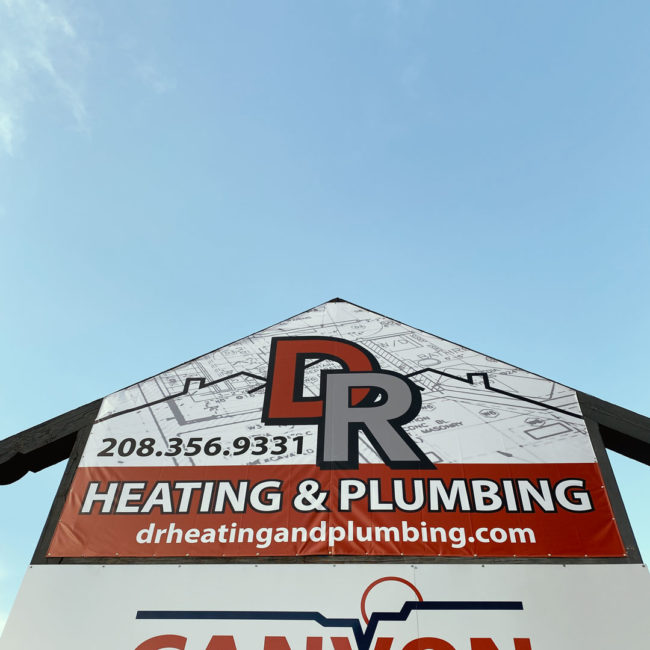 DR-Heating-sign2-vinyl banner