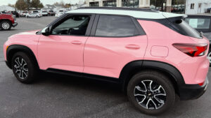 Courtney-pink-chevy color change wrap