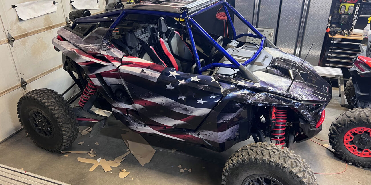 Jacob US Flag Design Polaris RZR Pro R2 1