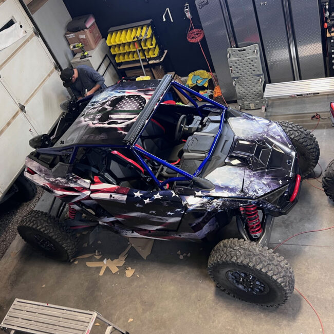 Jacob US Flag Design Polaris RZR Pro R2 2