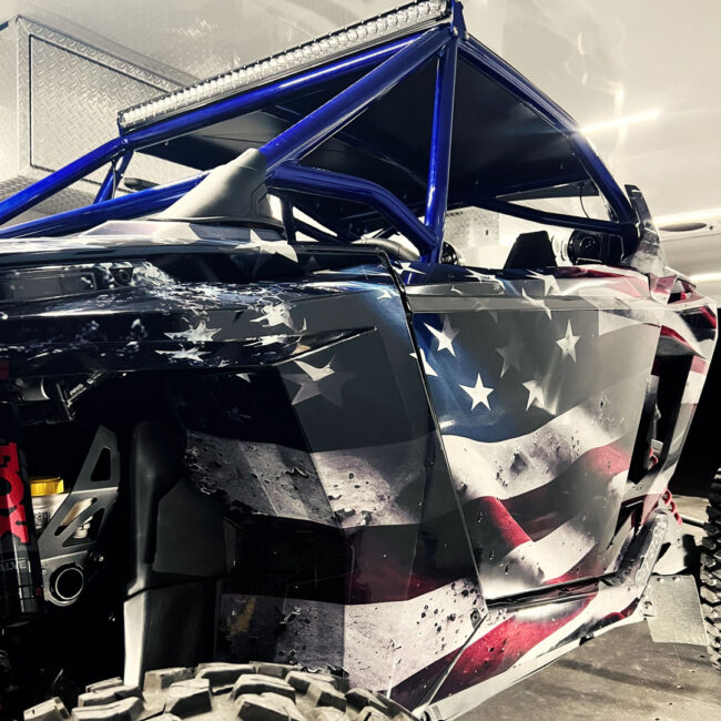 Jacob US Flag Design Polaris RZR Pro R2 3
