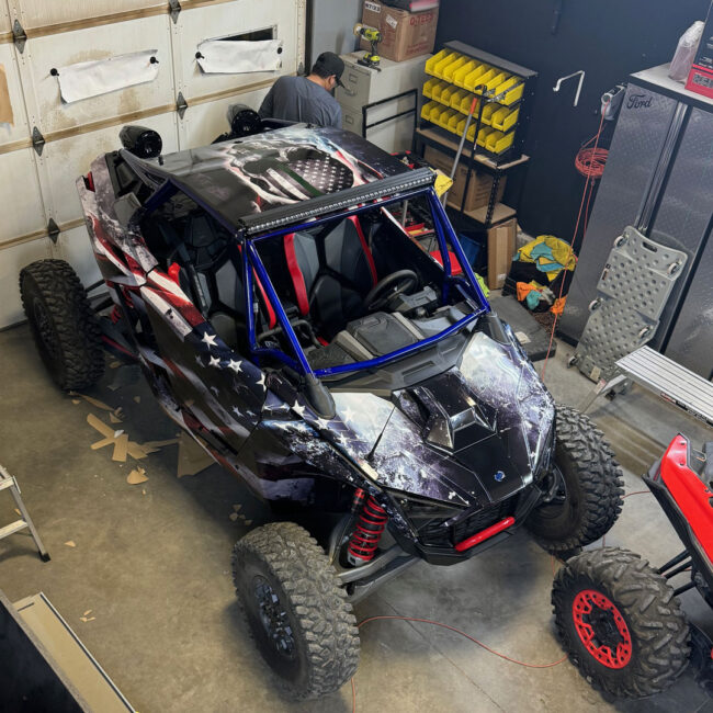 Jacob US Flag Design Polaris RZR Pro R2 5
