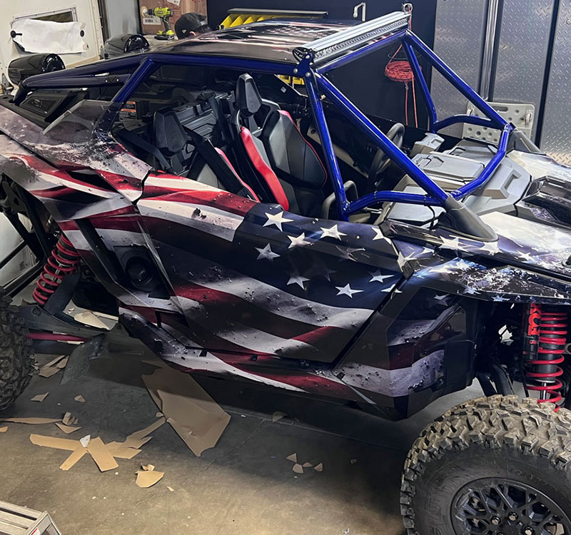 Jacob US Flag Design Polaris RZR Pro R2 featured photo
