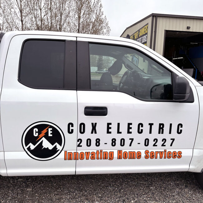 Cox Electric decals 5