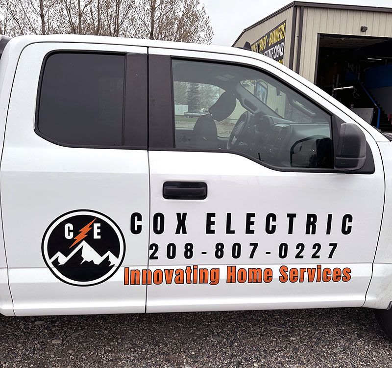 Cox Electric decals featured