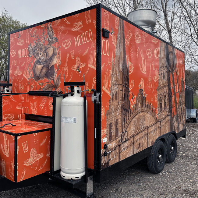 El Sazon Food truck wrap 2