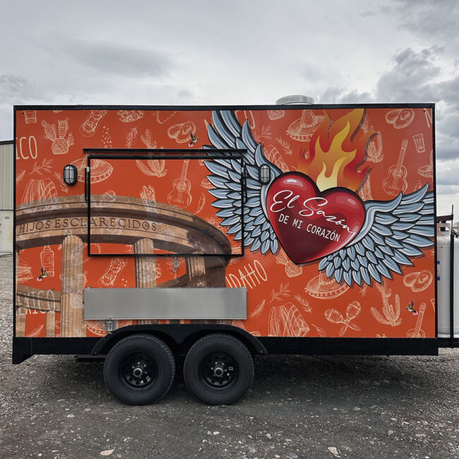 El Sazon Food truck wrap 4