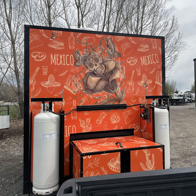 El Sazon Food truck wrap 5