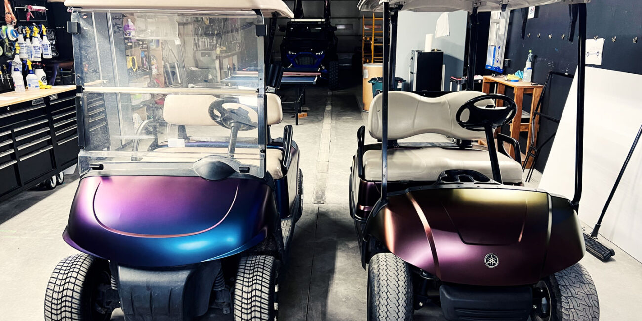 Golf Carts satin iridescent12