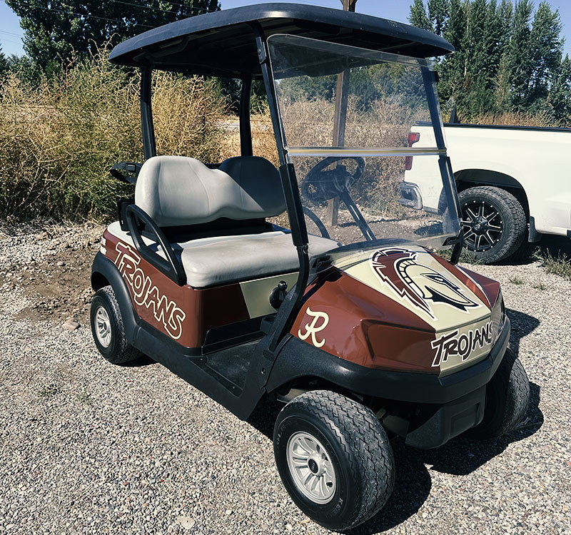 RigbyHS golf cart 2025 feat